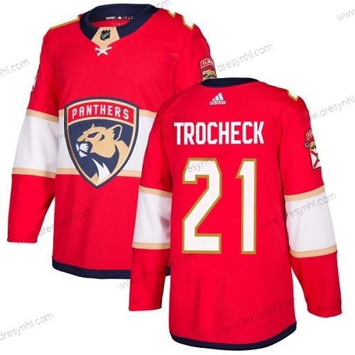 Florida Panthers #21 Vincent Trocheck Červené Domácí dres Autentické Sešitý NHL dres – Juniorské