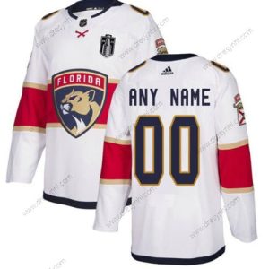 Florida Panthers Personalizované Active Hráč Bílý 2023 Stanley Cup Final Sešitý dres – Pánské