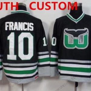 Hartford Whalers Personalizované Černá Retro dres – Juniorské