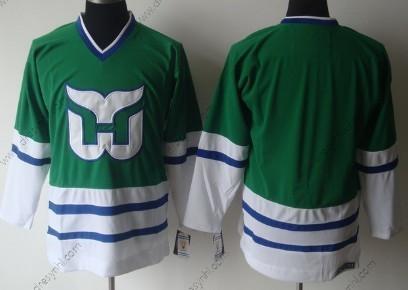 Hartford Whalers Prázdný Zelená Retro CCM dres – Pánské