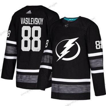 Lightning #88 Andrei Vasilevskiy Černá Autentické 2019 All-Star Sešitý Hokejový dres – Pánské