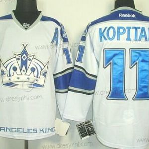 Los Angeles Kings #11 Anze Kopitar Bílý Třetí dres dres – Pánské