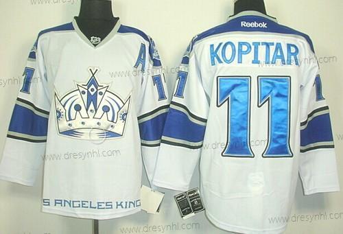 Los Angeles Kings #11 Anze Kopitar Bílý Třetí dres dres – Pánské