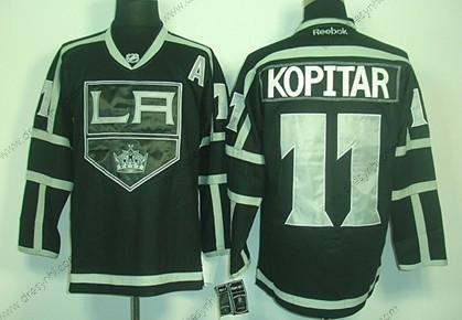 Los Angeles Kings #11 Anze Kopitar Černá Ice dres – Pánské