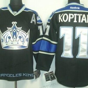 Los Angeles Kings #11 Anze Kopitar Černá Třetí dres dres – Pánské