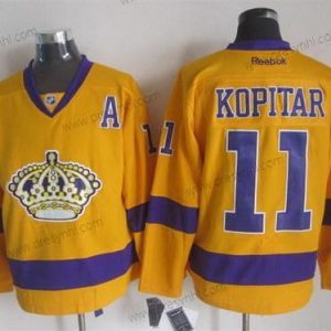 Los Angeles Kings #11 Anze Kopitar Žlutá dres – Pánské