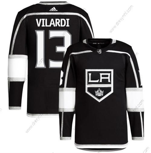 Los Angeles Kings #13 Gabriel Vilardi Černá Sešitý dres – Pánské