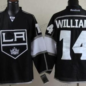 Los Angeles Kings #14 Justin Williams Černá dres – Pánské