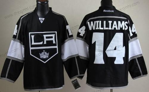 Los Angeles Kings #14 Justin Williams Černá dres – Pánské