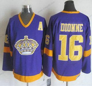 Los Angeles Kings #16 Marcel Dionne 1977-79 Nachový CCM Vintage dres – Pánské