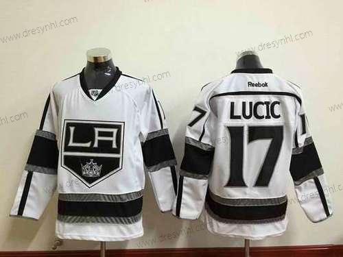 Los Angeles Kings #17 Milan Lucic Bílý dres – Pánské