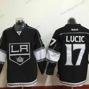 Los Angeles Kings #17 Milan Lucic Černá dres – Pánské