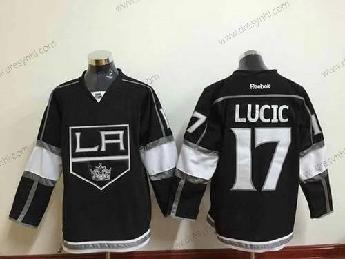 Los Angeles Kings #17 Milan Lucic Černá dres – Pánské