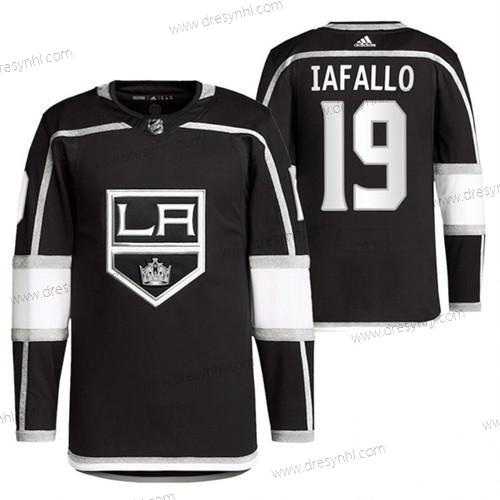 Los Angeles Kings #19 Alex Iafallo Černá Sešitý dres – Pánské