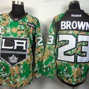 Los Angeles Kings #23 Dustin Brown 2014 Camo dres – Pánské