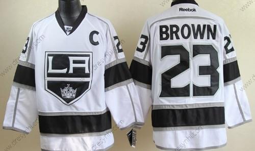 Los Angeles Kings #23 Dustin Brown Bílý dres – Pánské