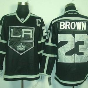 Los Angeles Kings #23 Dustin Brown Černá Ice dres – Pánské