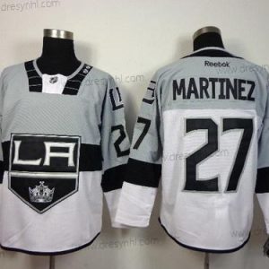 Los Angeles Kings #27 Alec Martinez 2015 Stadium Series Šedá #2 Bílý dres – Pánské