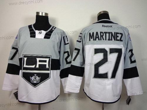 Los Angeles Kings #27 Alec Martinez 2015 Stadium Series Šedá #2 Bílý dres – Pánské