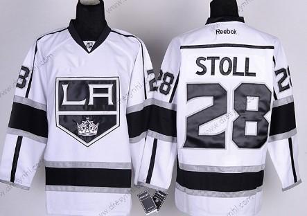 Los Angeles Kings #28 Jarret Stoll Bílý dres – Pánské