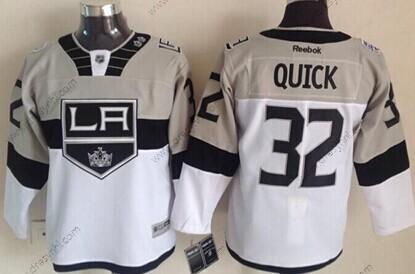 Los Angeles Kings #32 Jonathan Quick 2015 Stadium Series Šedá #2 Bílý dres – Dětské