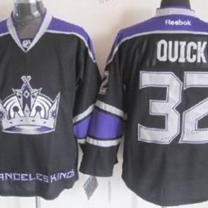 Los Angeles Kings #32 Jonathan Quick Černá Třetí dres dres – Pánské