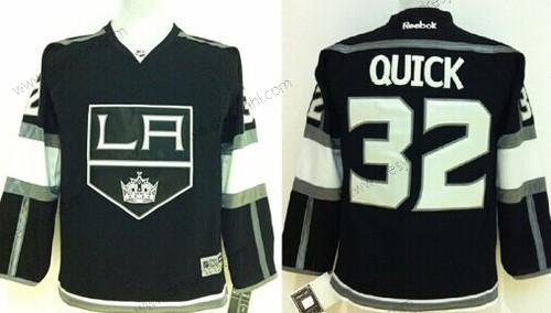 Los Angeles Kings #32 Jonathan Quick Černá dres – Dětské