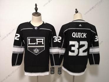 Los Angeles Kings #32 Jonathan Quick Černá dres – Juniorské