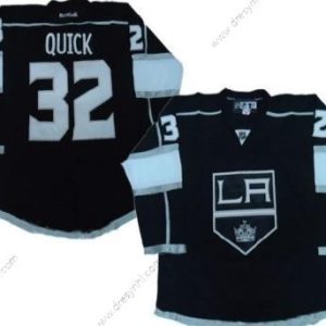 Los Angeles Kings #32 Jonathan Quick Černá dres – Pánské