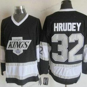 Los Angeles Kings #32 Kelly Hrudey 1992-93 Černá CCM Vintage dres – Pánské