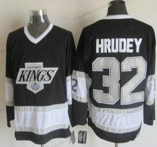 Los Angeles Kings #32 Kelly Hrudey 1992-93 Černá CCM Vintage dres – Pánské