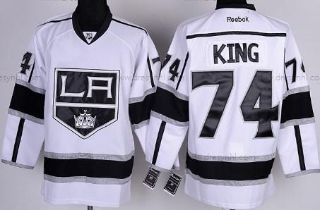 Los Angeles Kings #74 Dwight King Bílý dres – Pánské