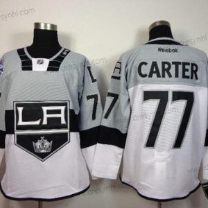 Los Angeles Kings #77 Jeff Carter 2015 Stadium Series Šedá #2 Bílý dres – Pánské