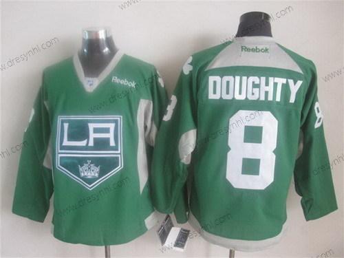 Los Angeles Kings #8 Drew Doughty 2014 Training Zelená dres – Pánské