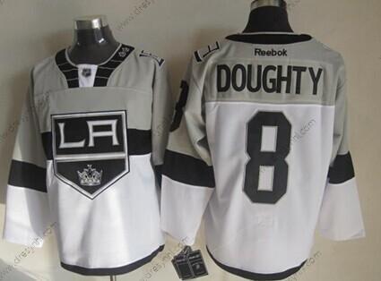 Los Angeles Kings #8 Drew Doughty 2015 Stadium Series Šedá #2 Bílý dres – Pánské