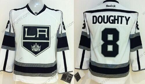 Los Angeles Kings #8 Drew Doughty Bílý dres – Dětské