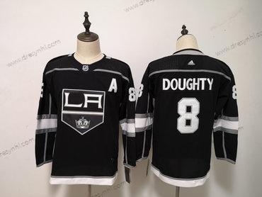 Los Angeles Kings #8 Drew Doughty Černá dres – Juniorské