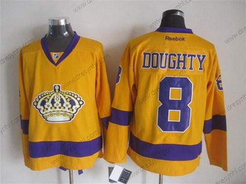 Los Angeles Kings #8 Drew Doughty Žlutá dres – Pánské