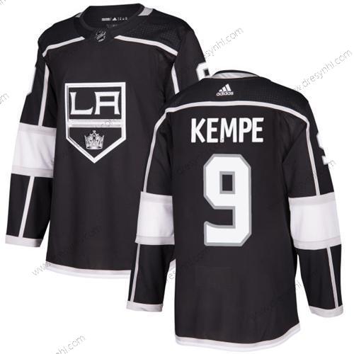 Los Angeles Kings #9 Adrian Kempe Černá Domácí dres Autentické Sešitý NHL dres – Juniorské