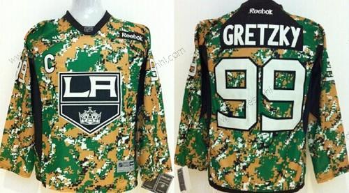 Los Angeles Kings #99 Wayne Gretzky 2014 Camo dres – Dětské