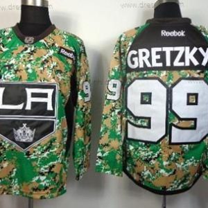 Los Angeles Kings #99 Wayne Gretzky 2014 Camo dres – Pánské