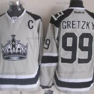 Los Angeles Kings #99 Wayne Gretzky 2014 Stadium Series Šedá dres – Pánské