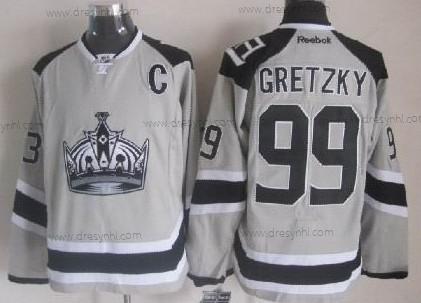 Los Angeles Kings #99 Wayne Gretzky 2014 Stadium Series Šedá dres – Pánské