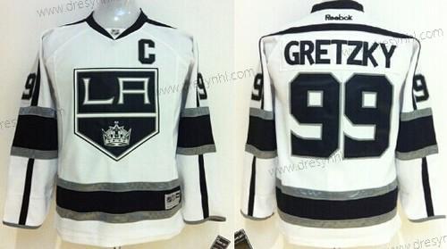 Los Angeles Kings #99 Wayne Gretzky Bílý dres – Dětské