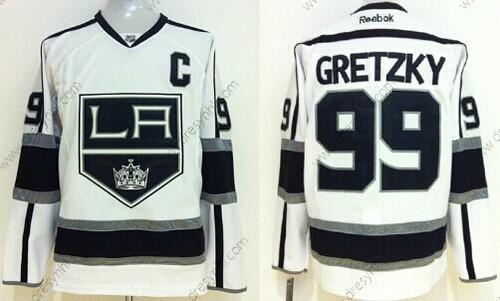 Los Angeles Kings #99 Wayne Gretzky Bílý dres – Pánské