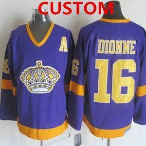 Los Angeles Kings Personalizované 1977-79 Nachový CCM Vintage dres – Pánské