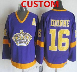 Los Angeles Kings Personalizované 1977-79 Nachový CCM Vintage dres – Pánské