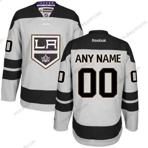 Los Angeles Kings Personalizované Šedá Náhradní Sešitý NHL Reebok Hokejový dres – Pánské