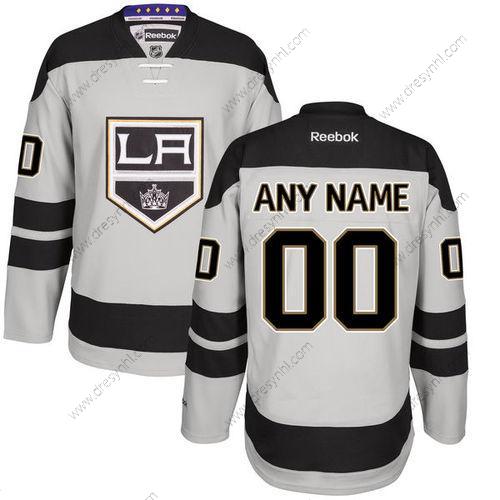 Los Angeles Kings Personalizované Šedá Náhradní Sešitý NHL Reebok Hokejový dres