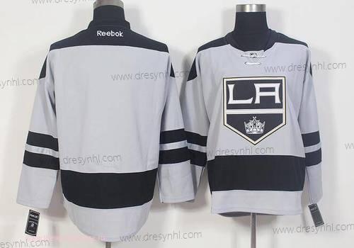 Los Angeles Kings Prázdný Šedá Náhradní Sešitý NHL 2016-17 Reebok Hokejový dres – Pánské